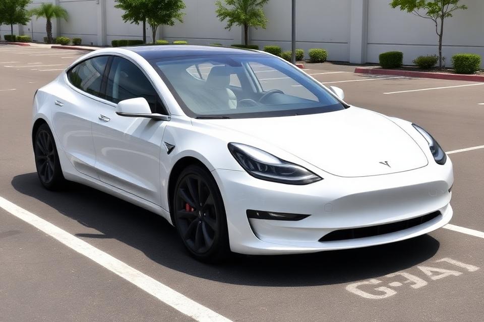 2023 Tesla Model 3 available at online auto auction